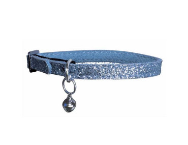 COLLIER PAILLETE BLEU