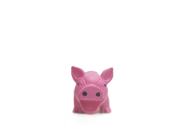COCHON LATEX ROSE 10CM