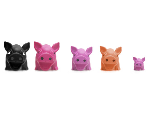 COCHON LATEX NOIR 33CM