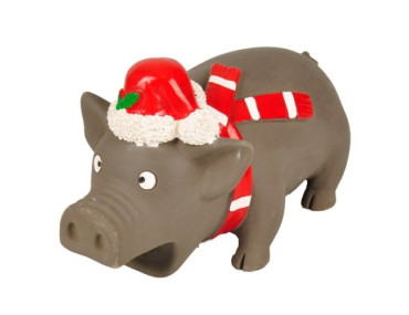 COCHON AVEC BONNET DE NOEL