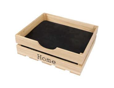 CORBEILLE EN BOIS
