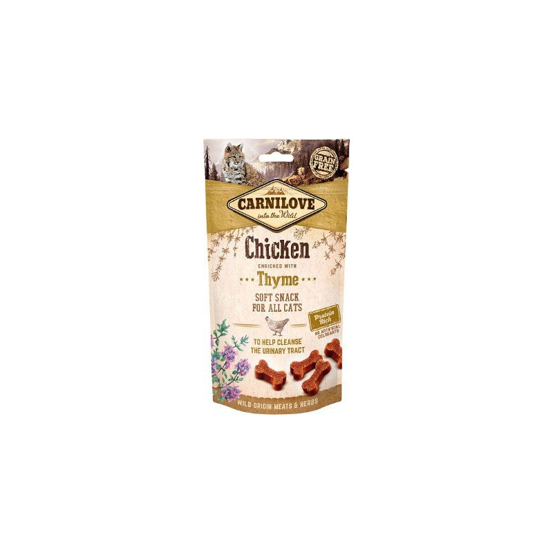 FRIANDISES SEMI-HUMIDES CARNILOVE POUR CHAT AU POULET