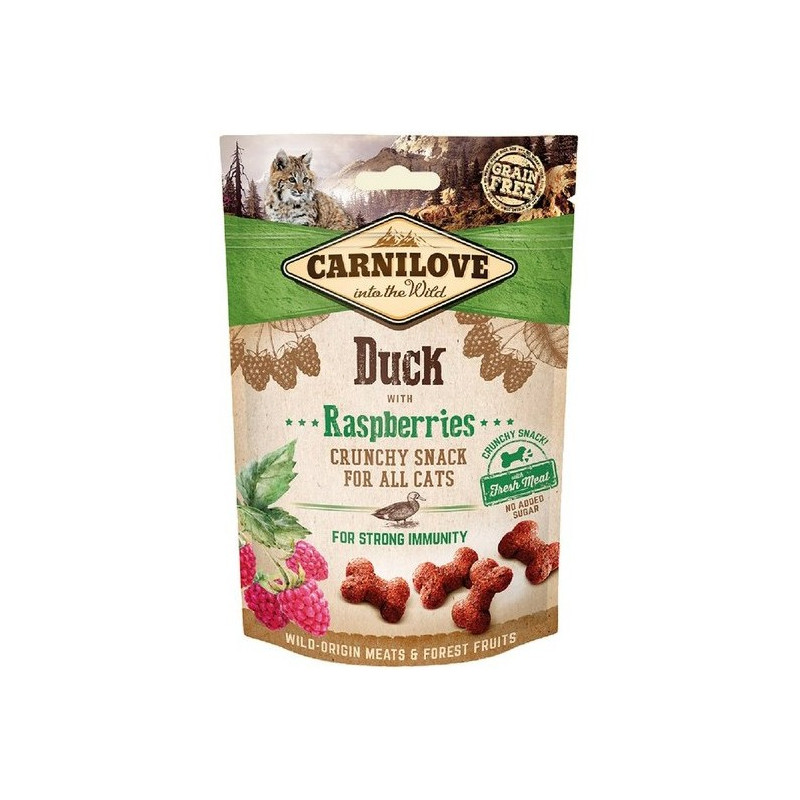 FRIANDISES CRUNCHY CARNILOVE POUR CHAT AU CANARD FRIANDISES CRUNCHY CARNILOVE POUR CHAT AU CANARD