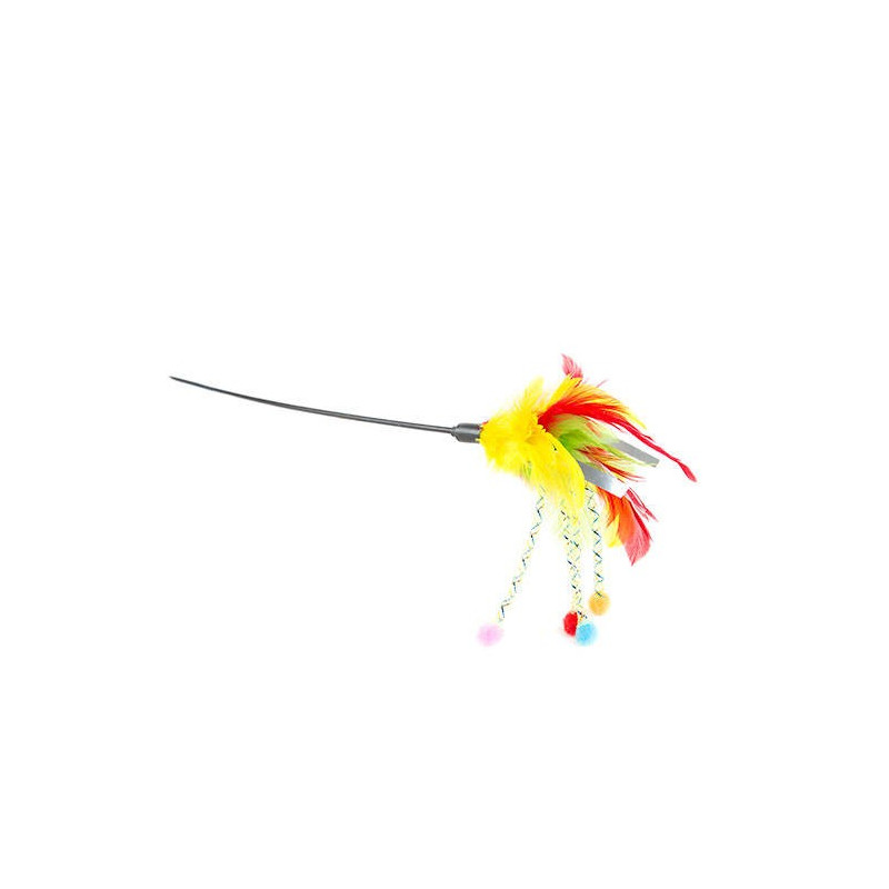 CANNE A PECHE AVEC PLUMES