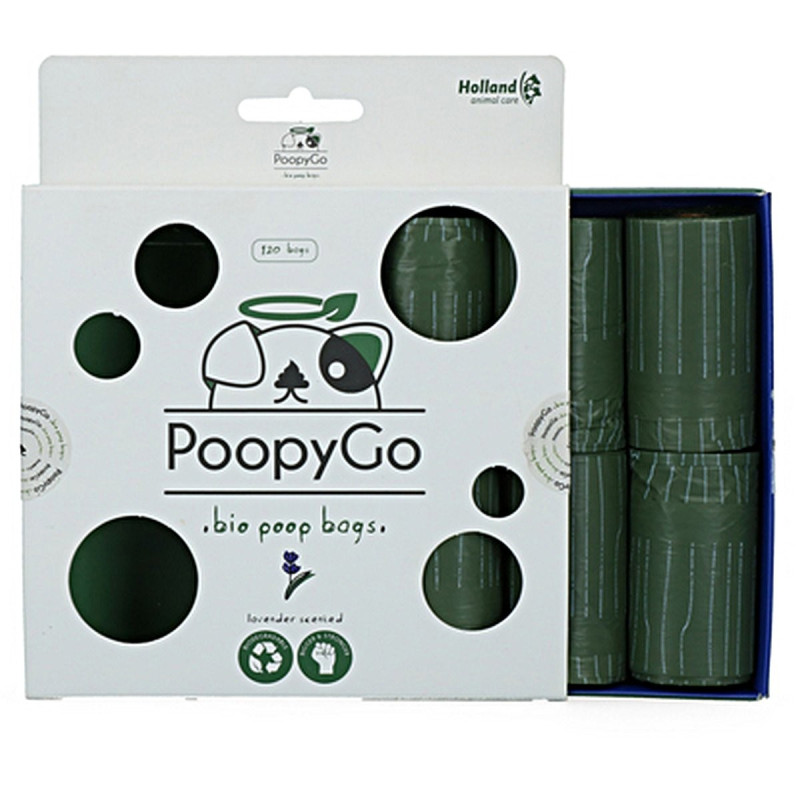 PACK DE SACS À CROTTES POOPYGO BIO LAVANDE PACK DE SACS À CROTTES POOPYGO BIO LAVANDE