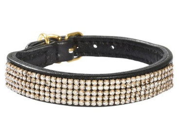 COLLIER CRYSTAL SWAROVSKI NOIR