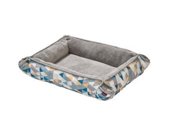 PANIER/PLAID MULTIRELAX PRISM BLEU