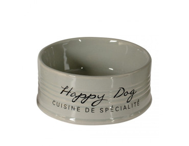 GAMELLE HAPPY DOG GRIS CLAIR