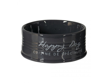 GAMELLE HAPPY DOG GRIS FONCE