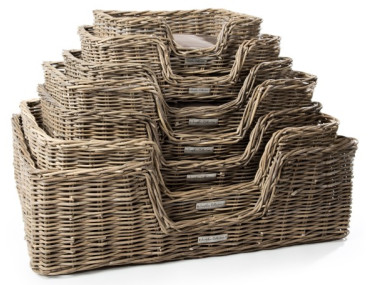 PANIER EN OSIER RECTANGULAIRE