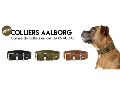 COLLIER AALBORG SPECIAL GRAND CHIEN COGNAC COLLIER AALBORG SPECIAL GRAND CHIEN COGNAC