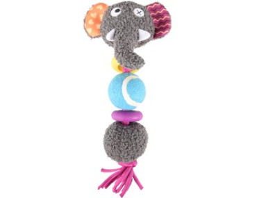 PELUCHE CHEERY ELEPHANT + BALLE