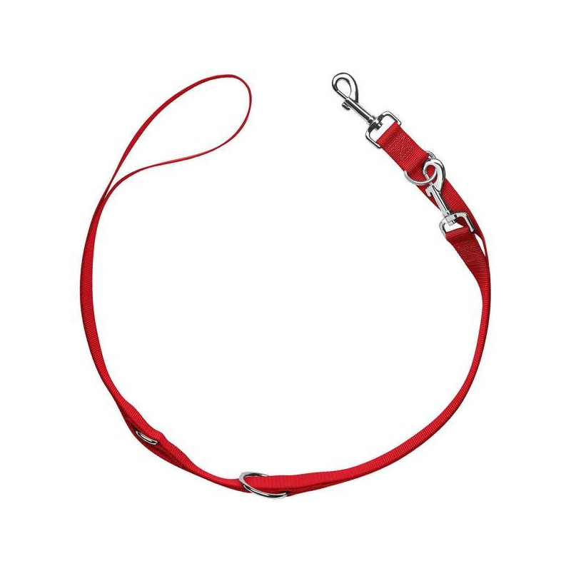 LAISSE LONDON ROUGE RÉGLABLE LAISSE LONDON ROUGE RÉGLABLE