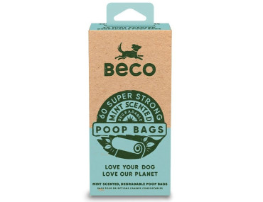 BECO POOPBAGS MENTHE 8X15 NATURE