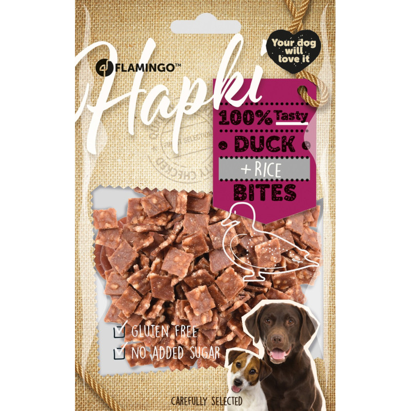 FRIANDISES HAPKI MORCEAUX CANARD&RIZ