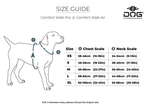 HARNAIS DOG COPENHAGEN COMFORT WALK AIR MOCCA